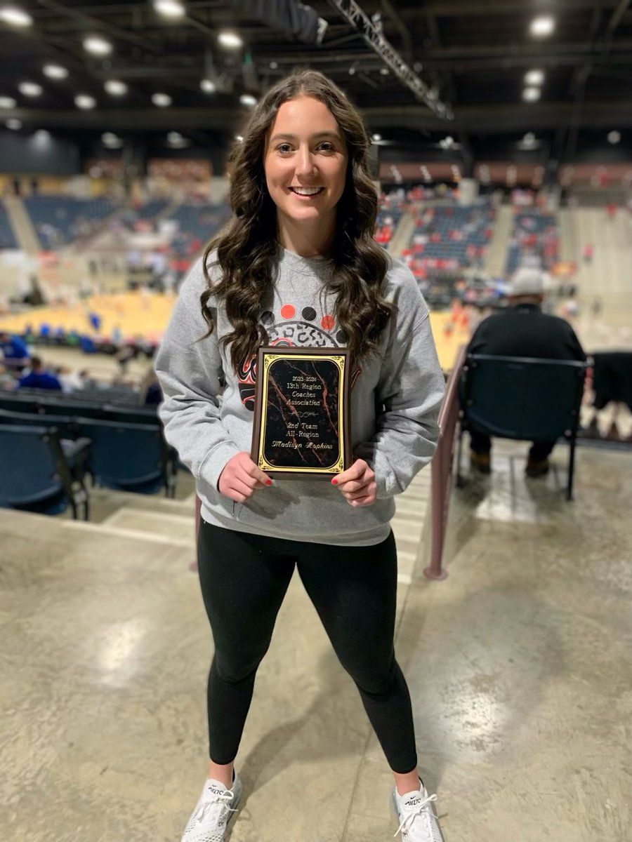 Honored to be chosen for Coaches  Association All Region  2nd Team🏀❤️   sad to see my Freshman season end.