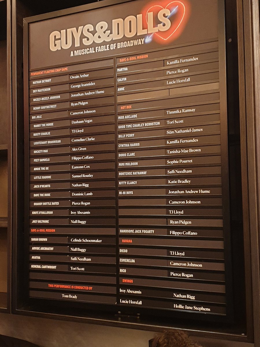 Ralph_is_Happy's tweet photo. Monday was return to the wonderfully immersive #GuysAndDolls at @_bridgetheatre in the pit. Still as good as last time saw it 6 months ago.

May have been a few cast changes but great performances by one and all 🎉🎊👏🙏 https://t.co/8wL6KOvUzp