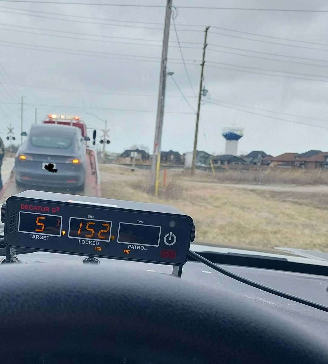 A 20-year-old driver from the GTA was stopped by a member of the Lakeshore detachment on Rourke Line Road in the Municipality of Lakeshore for driving 152 km/h in a posted 50km/h zone.^sd

#EssexCtyOPP #StuntDriving #30DayLicenceSuspension #14DayVehicleImpound