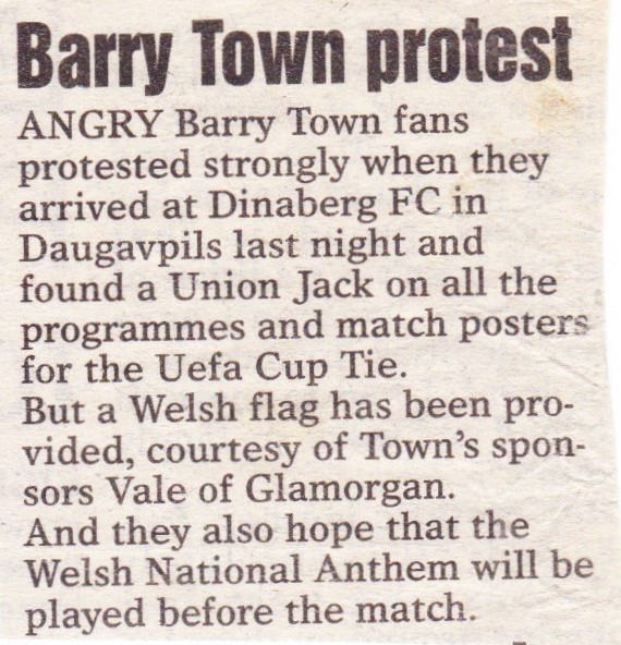 From the archives South Wales Echo 23rd July 1996 👍