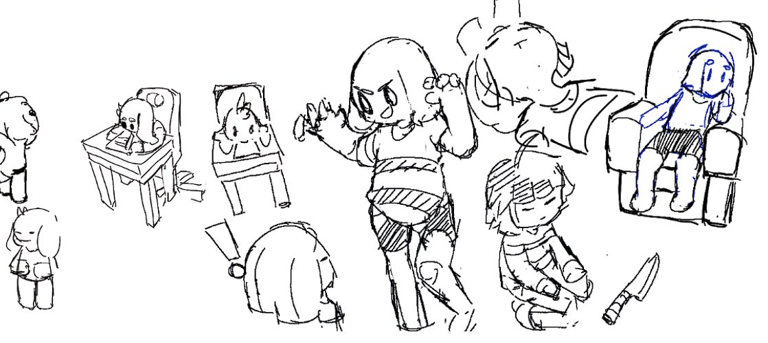 Magma drawing session I participated in the Drawabox discord server! Full canvas / My layer ( I drew mostly undertale characters lol) 

It was super fun