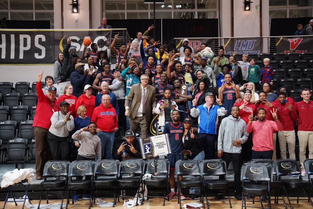 Always enjoyed playing UNO with the kids. So we played the Reverse court storm card after Championship Game. Thank you Catawba Nation for all your support. Selection show 11PM tonight!