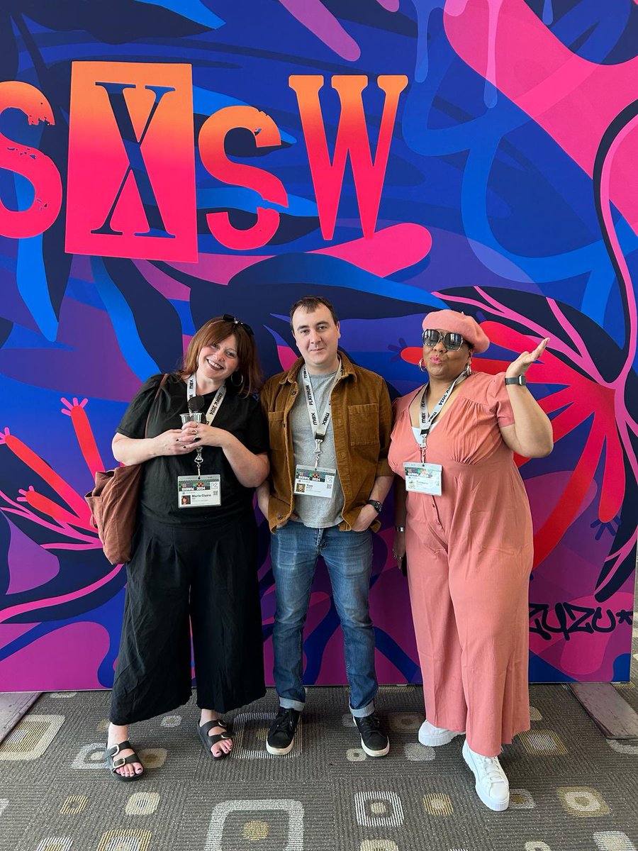 Having a right old good time at @sxsw - totally fanboying with my new besties @LotteryWinners and also the legendary @GM_Culture team.