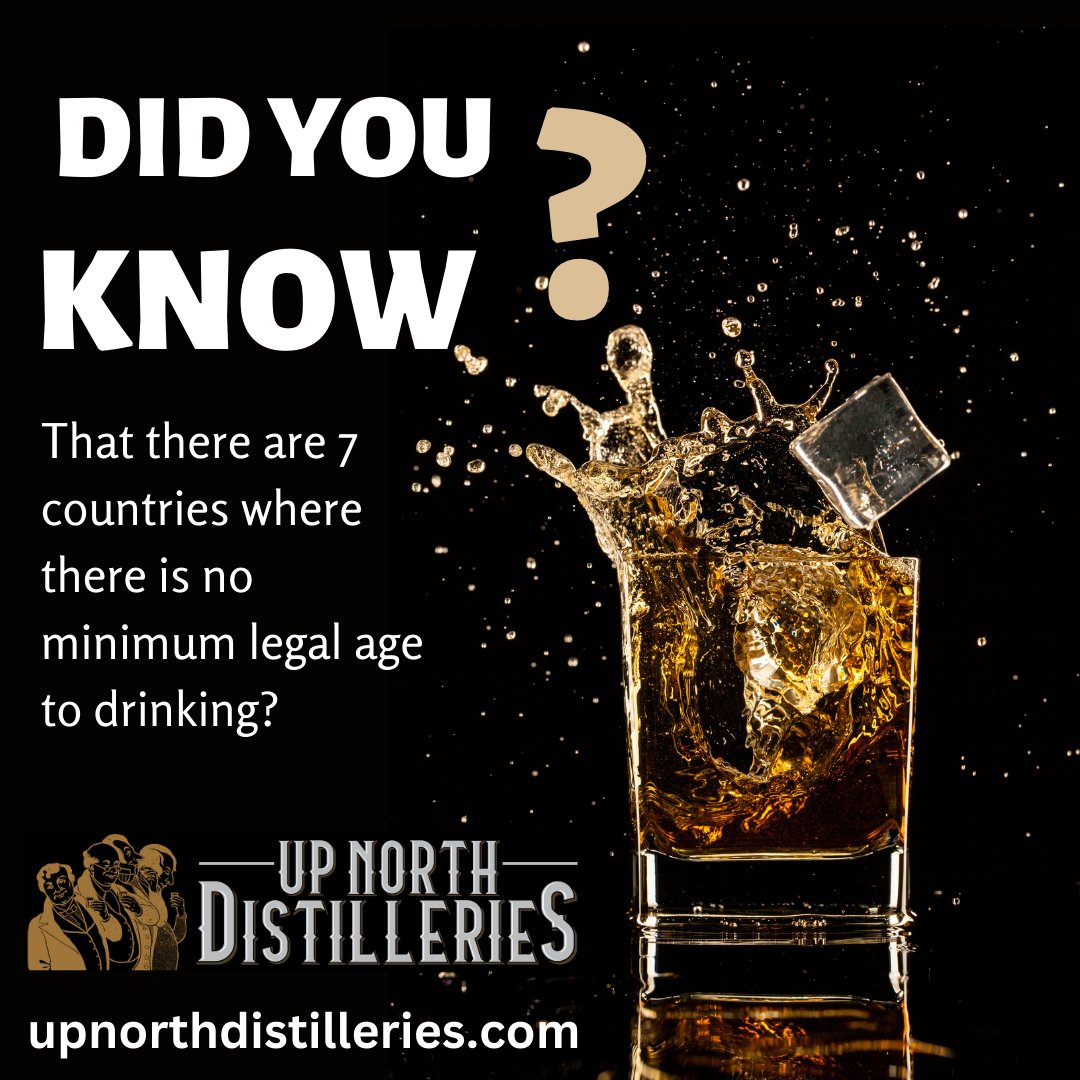UpNorthEnterta1's tweet image. Burkina Faso, Djibouti, Guinea-Bissau, Togo, and Western Sahara in Africa. Timor-Leste in SE Asia and Vanuatu in the South Pacific. Visit Upnorthdistilleries.com
#liquor #craftliquors #localdistillery #liquortrivia #trivia #liquorfunfacts #funfacts #didyouknow