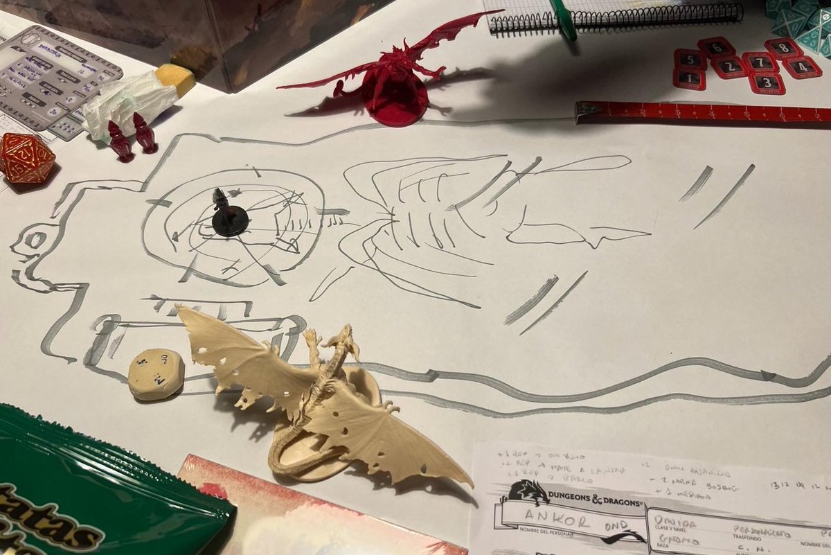 Décima partida de nuestra campaña a #dnd5e en el norte congelado. El grupo ha encontrado a una nueva Norna tratando de revivir a un dragón bajo el hielo, frente a la tumba de Bråviken. Por fin han llegado a su destino (Level Up!)