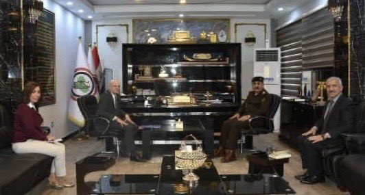 Met today Maj. Gen. Khalid Ismail Al-Lami, Head of Legal Dept, & Dr. Thaer Abdullah, Director of Human Rights Directorate at Ministry of Defense. Discussion focused on the importance of making progress on Kuwaiti missing persons & @UNIraq’s commitment to this humanitarian file.
