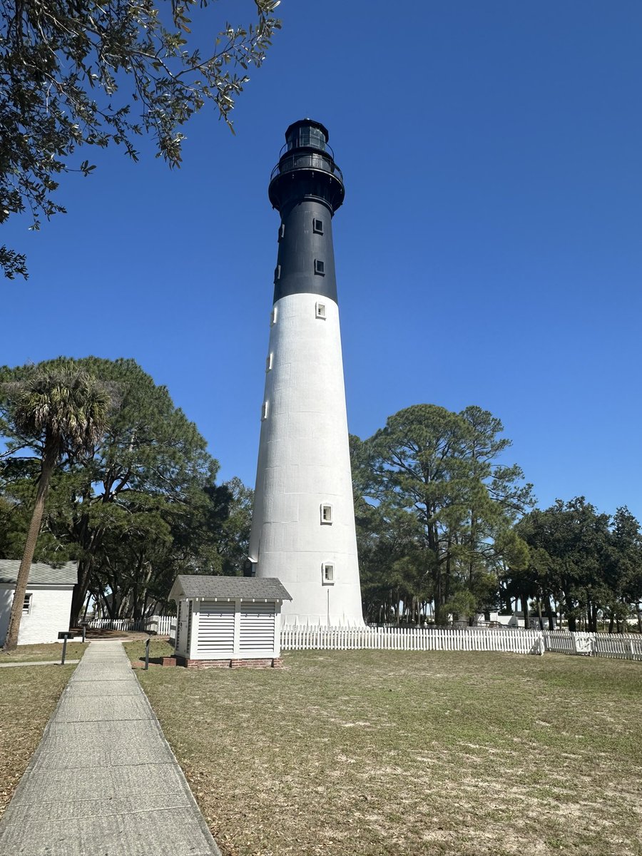 jenniferkrneta's tweet image. Todays adventures. One of eight existing lighthouses left in SC. #huntingisland @HuntingIslandSP