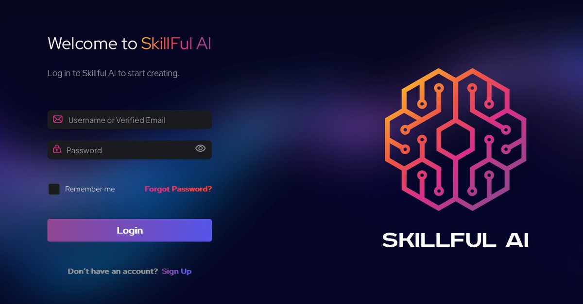 SkillfulAI's tweet photo. Unlock the full power of AI with SkillfulAI🤖

We are opening 50 new spots this week to be an early tester of our AI model hub 🌐

Join our discord and comment "Alpha" in our general channel

First come first served 💨