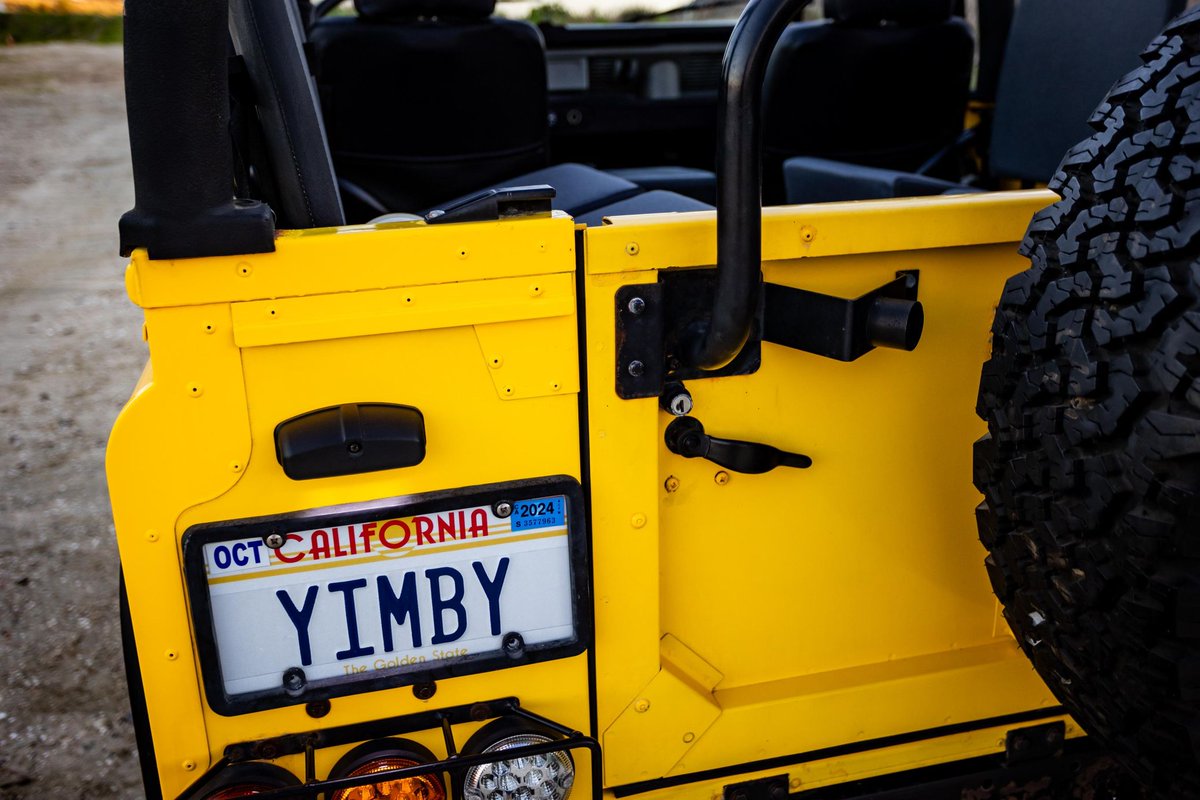 It's been almost 5 years since I got my YIMBY license plate, it's been on 3 different cars, I still love it, it still triggers people. Still perpetually shocked it was available as late as 2019. Which says a lot about California 😂