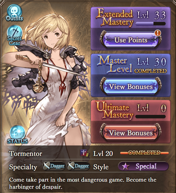 vgMiau's tweet photo. Finally, now with Tormentor done I have now gotten master level 30 with all classes! https://t.co/q8vbWYk32u
