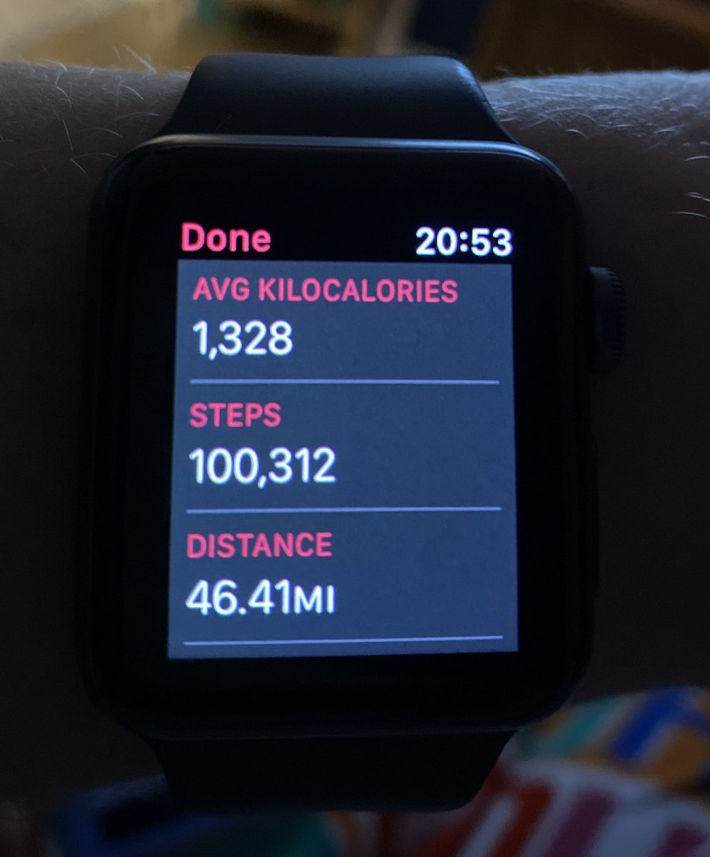 Hit 100,000 steps for the week! 🎉🎉🎉 
#CTMBigTeamChallenge
