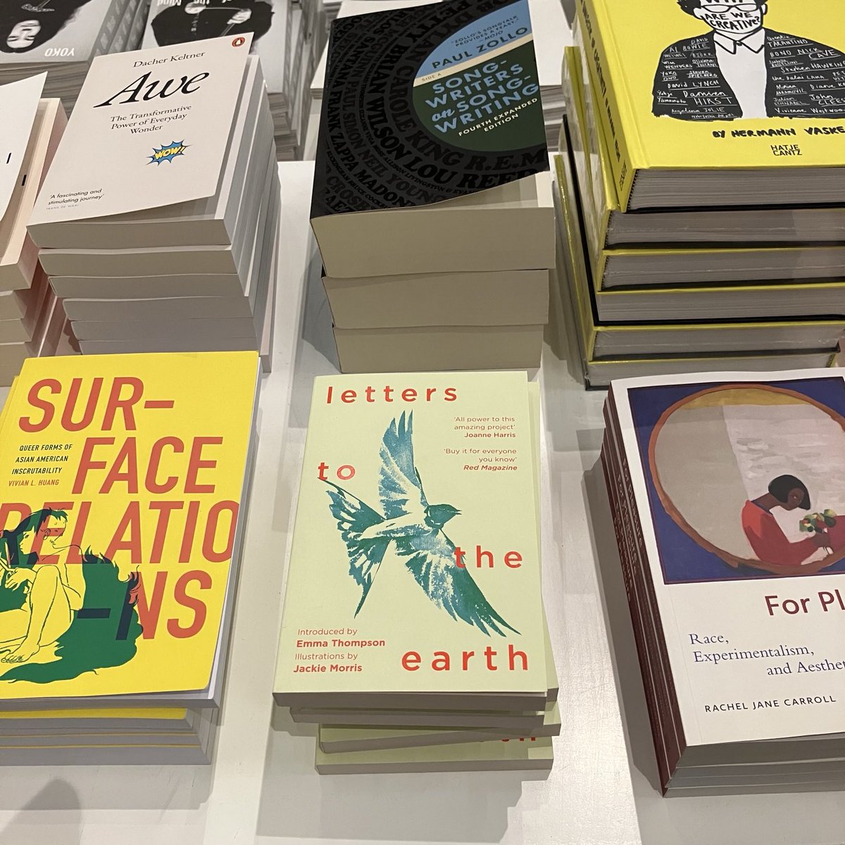 Really lovely to see ‘Letters to the Earth’ in Tate Modern’s bookshop. So many writers brought together in these pages — including Yoko Ono … and me! 
#tatemodern #letterstotheearth #yokoono #environmentalwriting