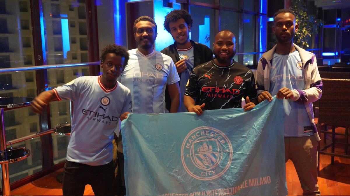 ManCityAddis2's tweet photo. አስገራሚ ድባብ ፣ አስገራሚ ደጋፊ!! Amazing atmosphere today @ Eliana hotel thanks to everyone who made it.

#mancity  #ManCityOSC #mancityfans https://t.co/MZ7vLLkQab