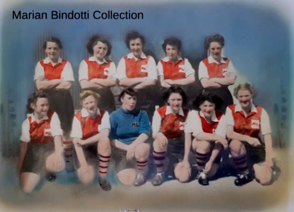 Manchester Ladies FC - Formed in 1946 Pioneers of Post WW2 Women's Football in Manchester - Defeated the #ManchesterCorinthians 3 v 1 and went on to play Dick Kerr Ladies 80 times @Playing_Pasts @akillelea ⚽️playingpasts.co.uk/articles/footb…⚽️