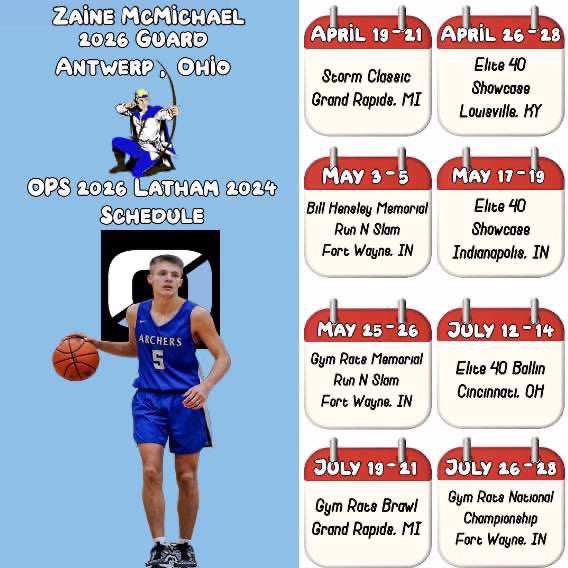 Excited for my AAU season. Here’s my schedule. <a href="/zach_latham2018/">Zach Latham</a> @ops_bball
