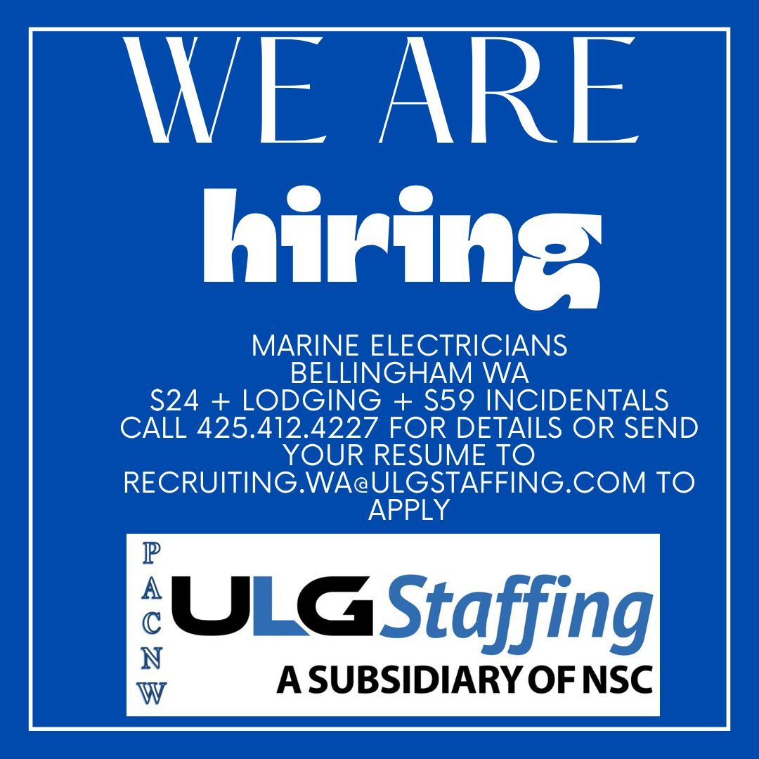 AbiAmdor1's tweet photo. #Shipyardjobs
#marineelectricians
#joinourteam  425.412.4227 https://t.co/CQDCQmnnY4