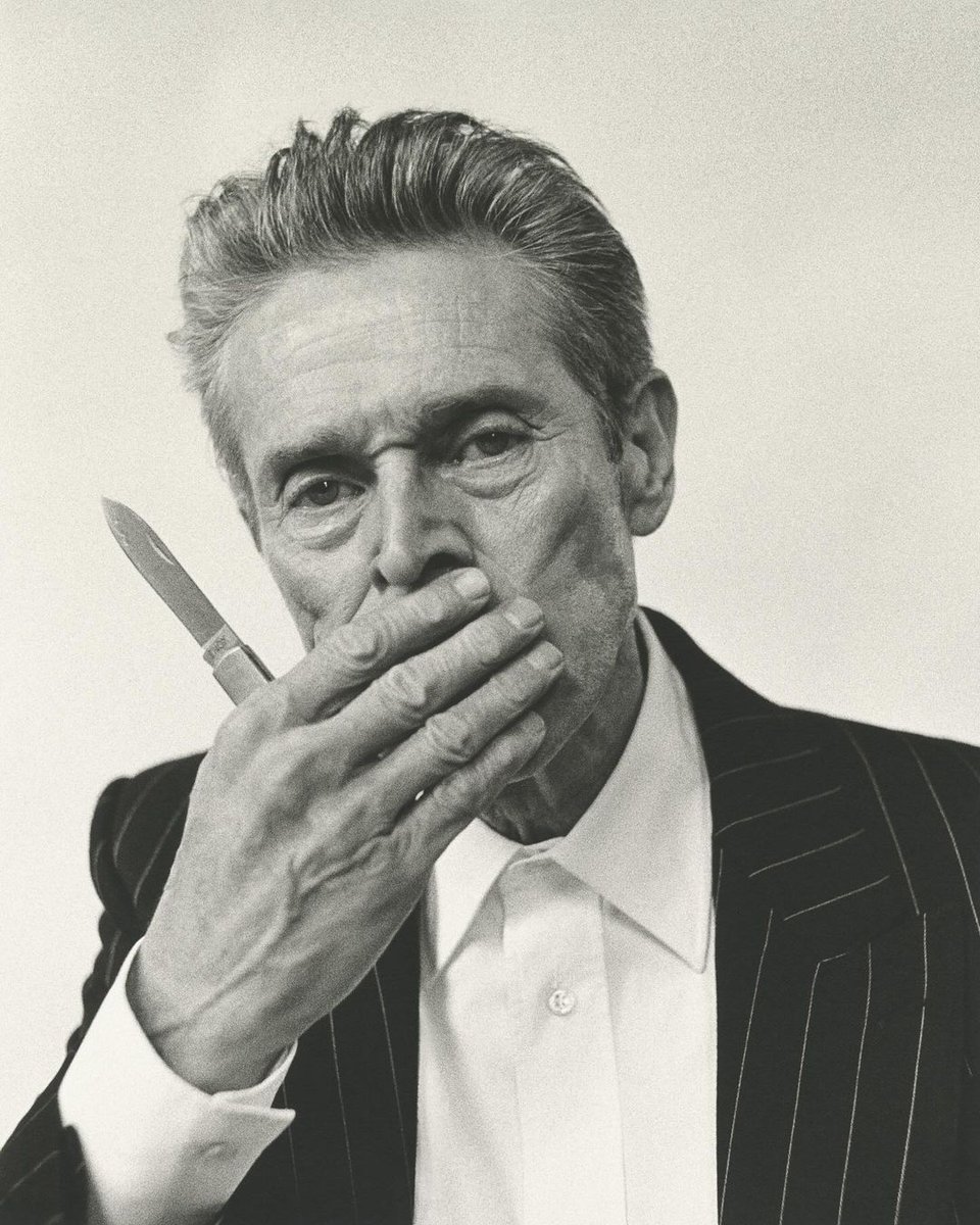 TheStrangeFilms's tweet photo. Willem Dafoe photographed by Dudi Hasson for Hube Magazine ✨ https://t.co/eUsIVlBry4