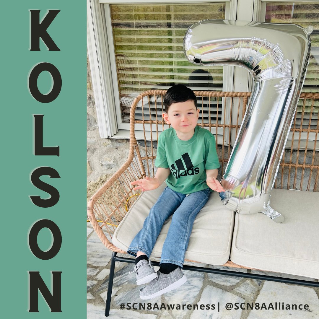 SCN8AAlliance's tweet photo. Meet Kolson, a courageous boy living with #SCN8A. Diagnosed at just 5 months old, he went through countless hospital stays & up to 150 seizures a day. Kolson's family found a "miracle" medication two years ago that dramatically reduced his seizures! #SCN8AAwareness https://t.co/iFm8QFrNVV