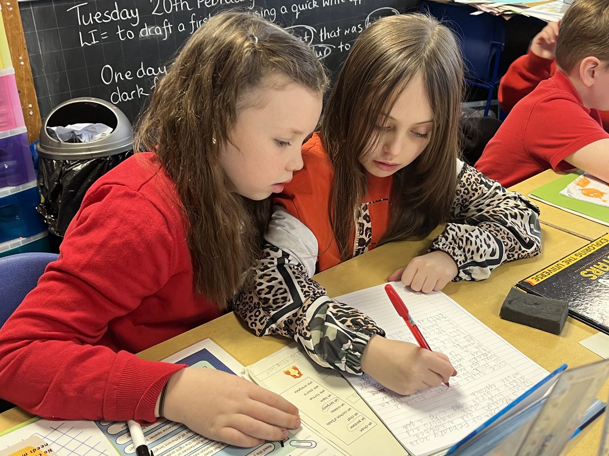 BPSMrsMcPhail's tweet photo. Day 3/4 - Revising and editing βοΈπππ»We listened to our work being read aloud by our talk partner to revise and edit our work. Our checklist helped us to focus on specific targets to make improvements using suggestions and helpful comments #BPSWritingWeek https://t.co/M2tbBcIpVI