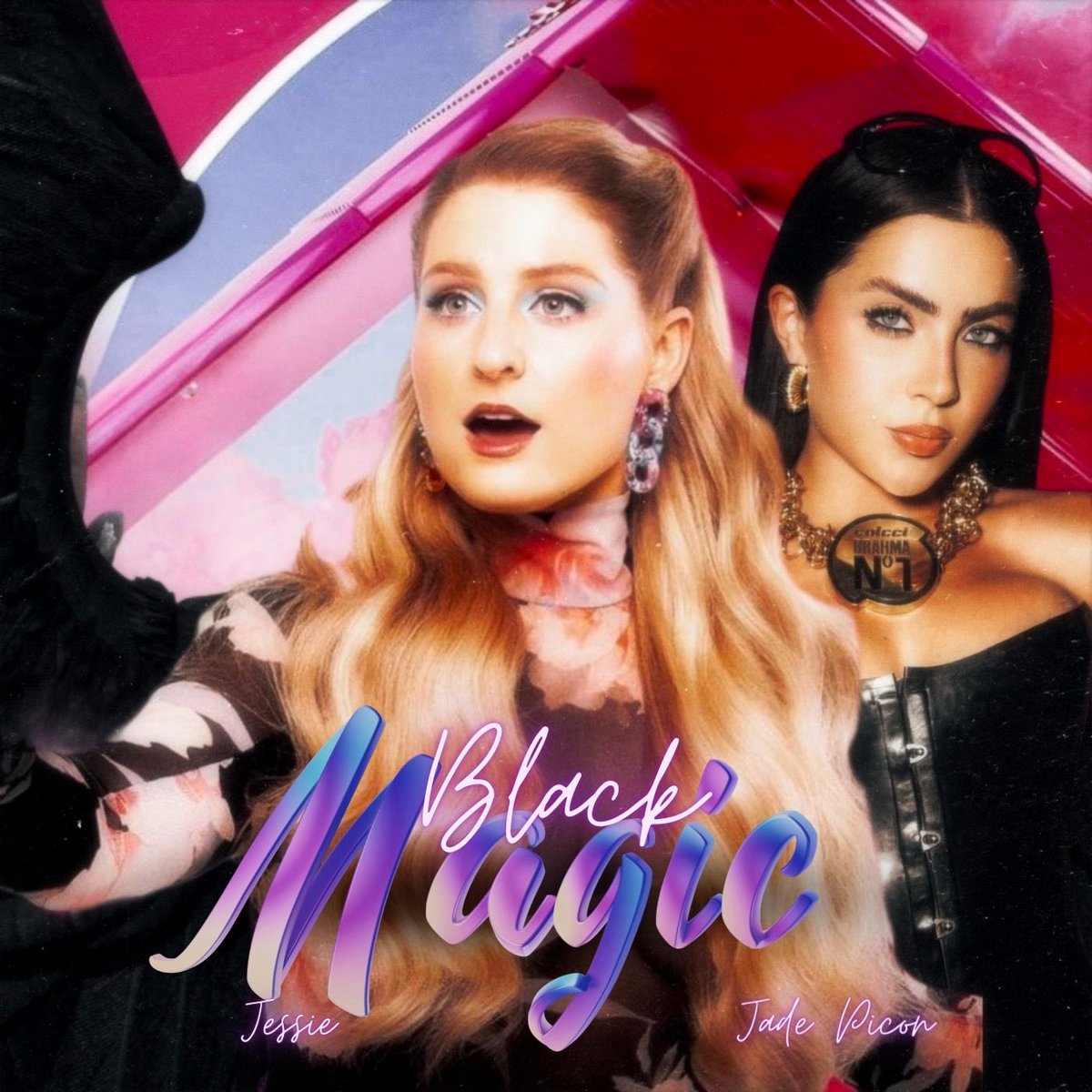 A capa oficial do single “Black Magic” da <a href="/jadepiconmwr/">Jade Picon</a> &amp; @jessiemwr foi liberada: