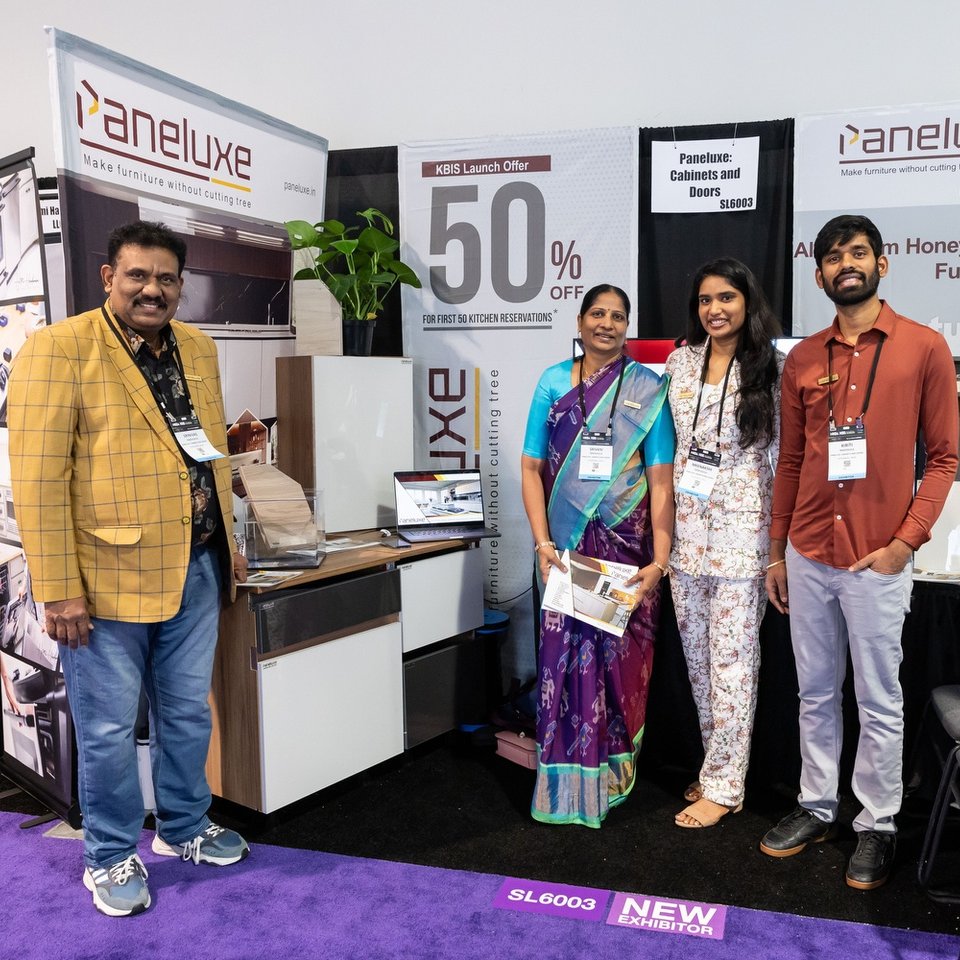 KBIS's tweet image. Announcing the winner of the #KBIS2024 $5000 Kickstarter Grand Prize, Paneluxe! 

Read more about this year&apos;s #KBISKickstarter brands here: bit.ly/3wTc5jx