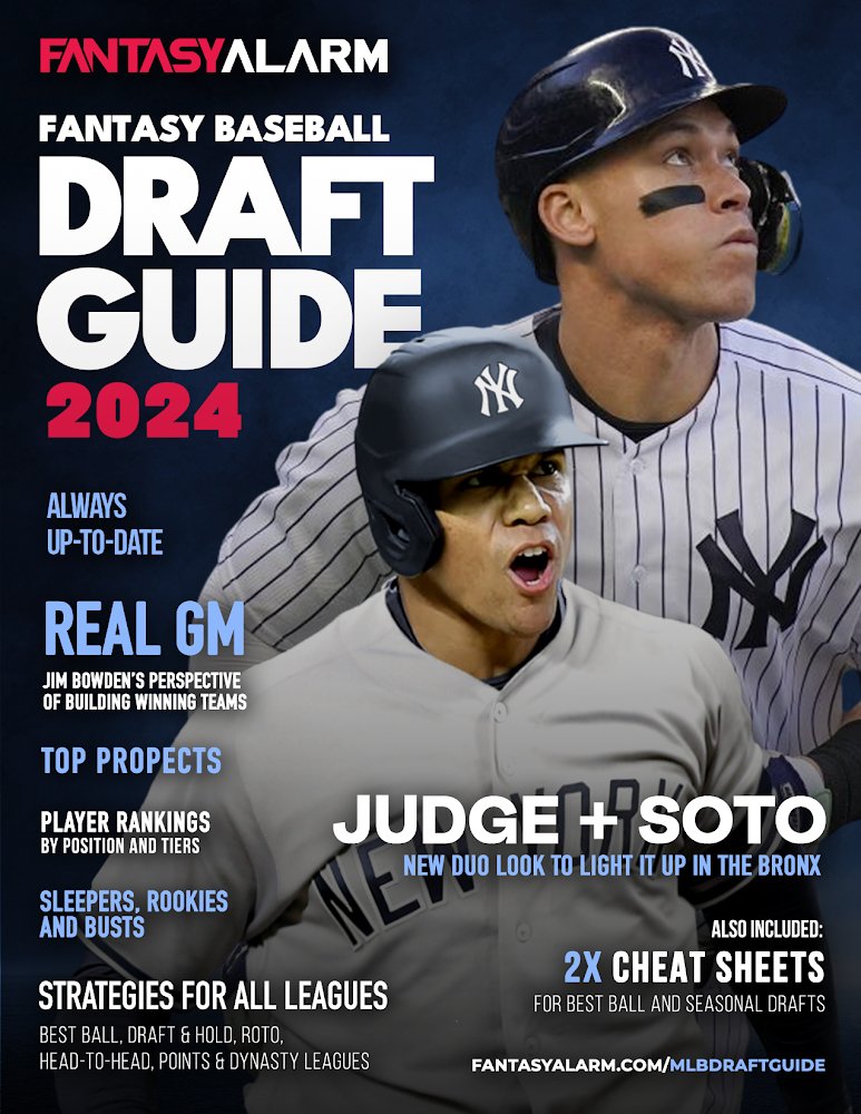 🏆 DRAFT LIKE A CHAMPION 🏆

The 2024 Draft Guide gets you inside two of the sharpest minds in #FantasyBaseball:

⚾ <a href="/JimBowdenGM/">Jim Bowden⚾️</a>: a real-world MLB GM
🥇<a href="/rotobuzzguy/">Howard Bender</a>: 2023 FSGA Champions League winner

Draft like the pros with a pro's Draft Guide:
➡️ ow.ly/rgpw50QM6x7