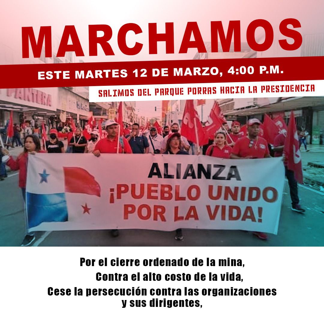 conusi21's tweet photo. ¡Este 12 de marzo, marchamos hacia la presidencia!
Exigimos el cierre ordenado de la mina y el fin de la persecución a organizaciones y dirigentes.
¡Unidos por la justicia y la dignidad! #CierreMina #Justicia #CONUSIEnAcción 🚩✊ https://t.co/x4kKpPNJ32