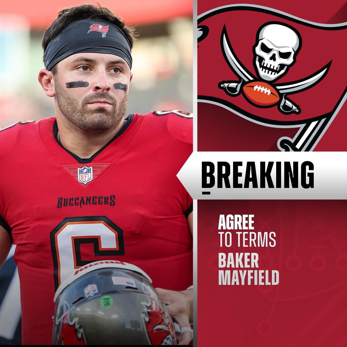 Buccaneers closing in on 3-year deal with QB Baker Mayfield worth $100M with $50M guaranteed.

#BakerMayfield #TampaBayBuccaneers #Nfl #Extension #Qb1
