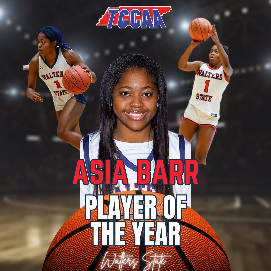 TCCAAsports's tweet photo. Congratulations to the TCCAA Women's Basketball Player of the Year!  @asiabarr11 @WaltersStSports @WaltersStateWB @WaltersState @CoachCol3man https://t.co/MAAWigJQWA