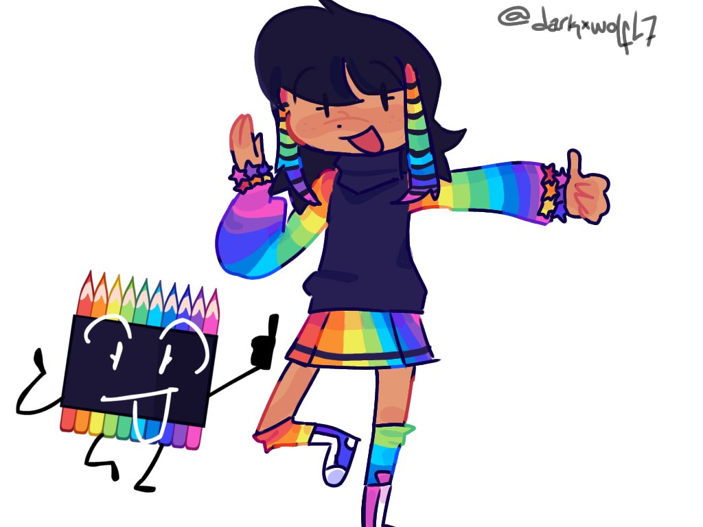 rainbow assortment yay colorfulness #animaticbattle #osc #osctwt