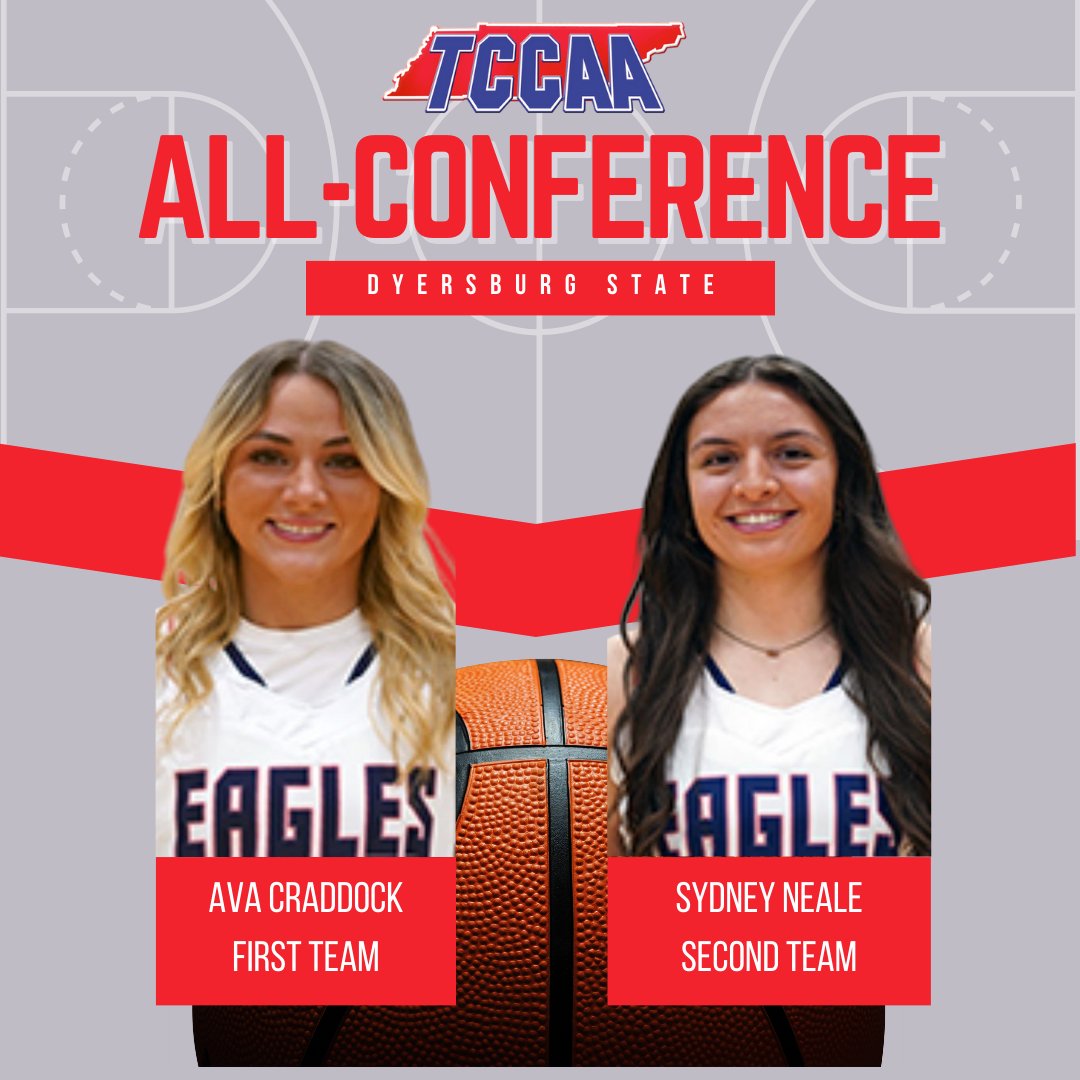 Tennessee Community College Athletic Association (@tccaasports) on Twitter photo Congratulations to these Lady Eagles for making ALL TCCAA! <a href="/DSCCAthletics/">Dyersburg State Athletics</a> <a href="/DSCC_WBK/">Dyersburg State Women's Basketball</a> <a href="/DyersburgState/">Dyersburg State</a> <a href="/avacradd11/">avacradd</a> Congratulations to these Lady Eagles for making ALL TCCAA! <a href="/DSCCAthletics/">Dyersburg State Athletics</a> <a href="/DSCC_WBK/">Dyersburg State Women's Basketball</a> <a href="/DyersburgState/">Dyersburg State</a> <a href="/avacradd11/">avacradd</a>