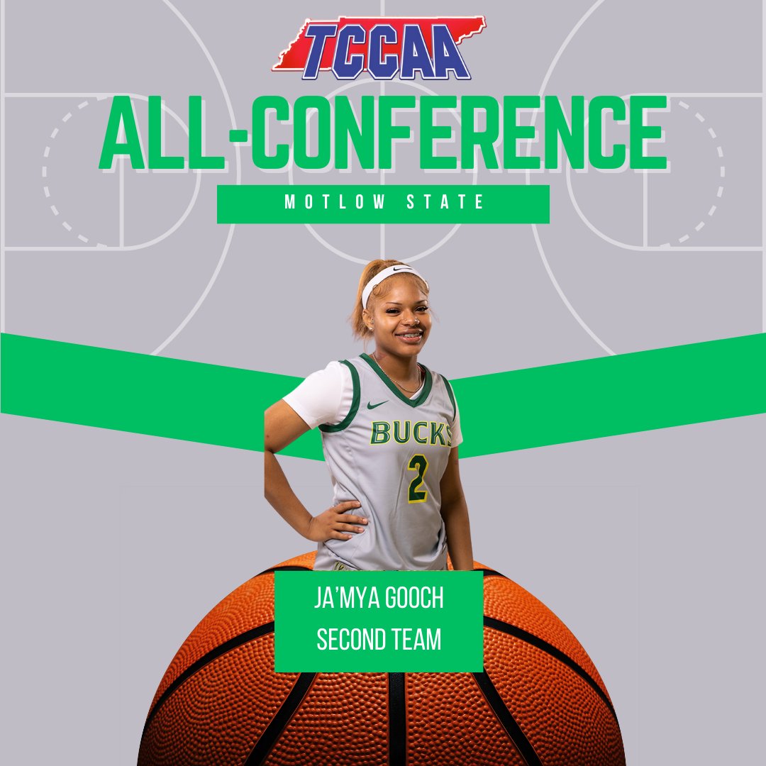 Congratulations to this Buck for making ALL TCCAA! <a href="/MotlowSports/">Motlow Sports</a> <a href="/MotlowWbb/">Motlow State WBB</a> <a href="/MotlowState/">Motlow State Community College</a> <a href="/myabrene/">Ja’Mya Gooch</a>