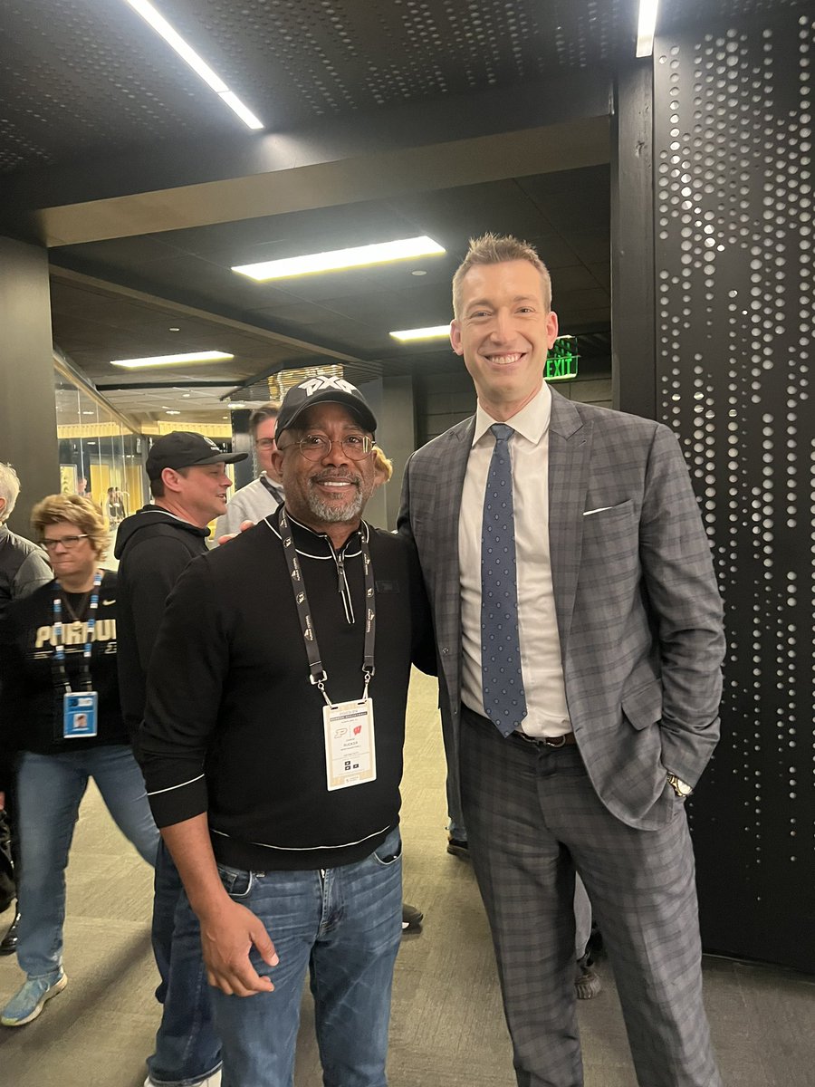 Never know who you’ll see at Mackey Arena…