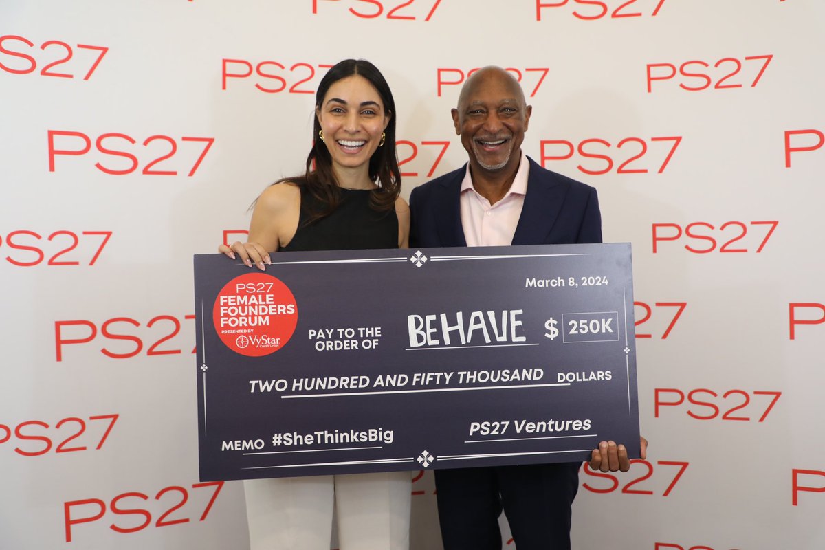 Tune in to @wjxt4 at 9 AM on Monday, March 11th, and hear from Female Founders Forum pitch competition winner Mayssa Chehata, Founder of @behavecandy and @JimPS27 CEO of PS27 Ventures. #SheThinksBig