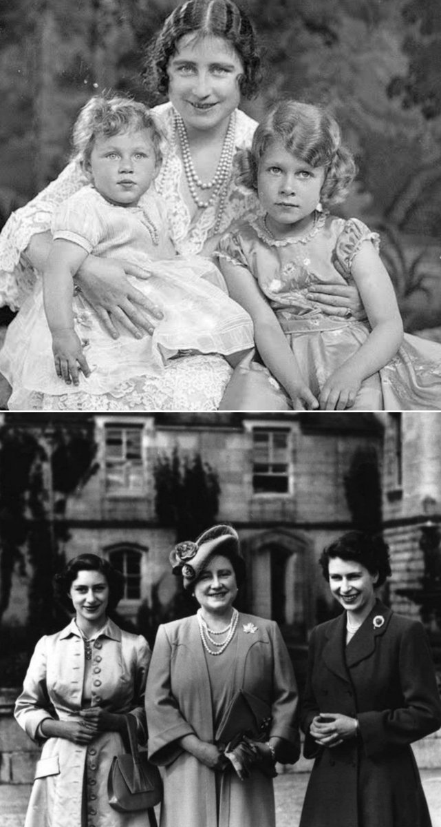 The then Duchess of York with Elizabeth & Margaret ❤& Later at Balmoral with her Daughters❤
#QueenMother #QueenElizabethII #PrincessMargaret #mothersday2024 #RoyalFamily #Royalty #Vintage #nostalgia #Jo_March62