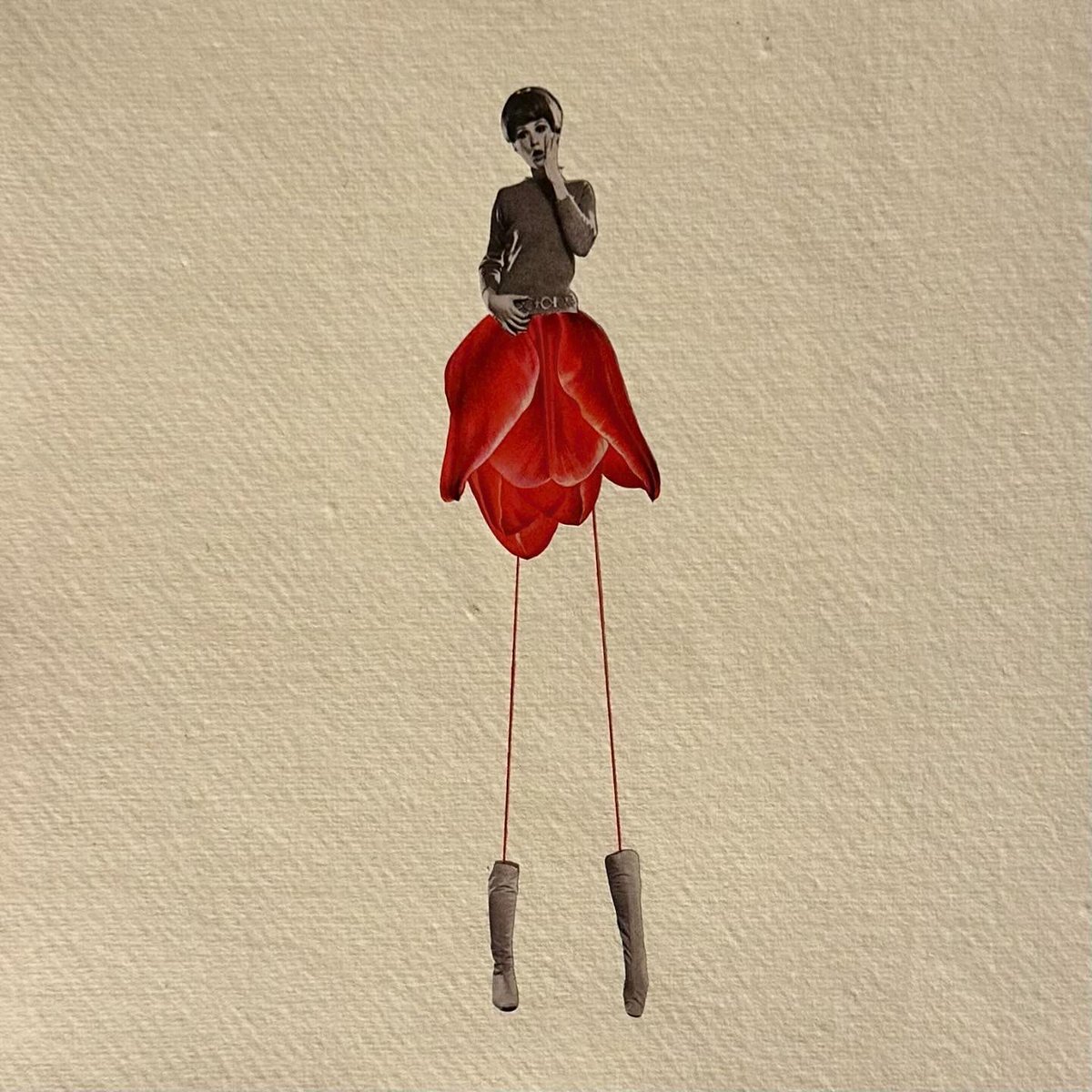 Sunday night collaging 👩🏻‍🎨