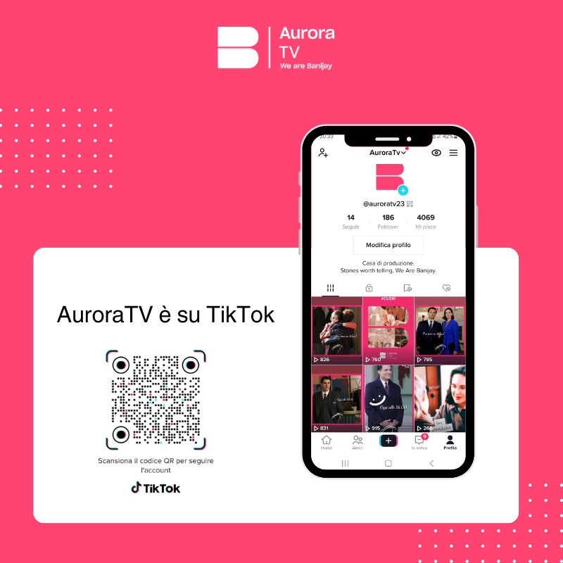 Le nostre serie adesso sono anche su TikTok.
#AuroraTV