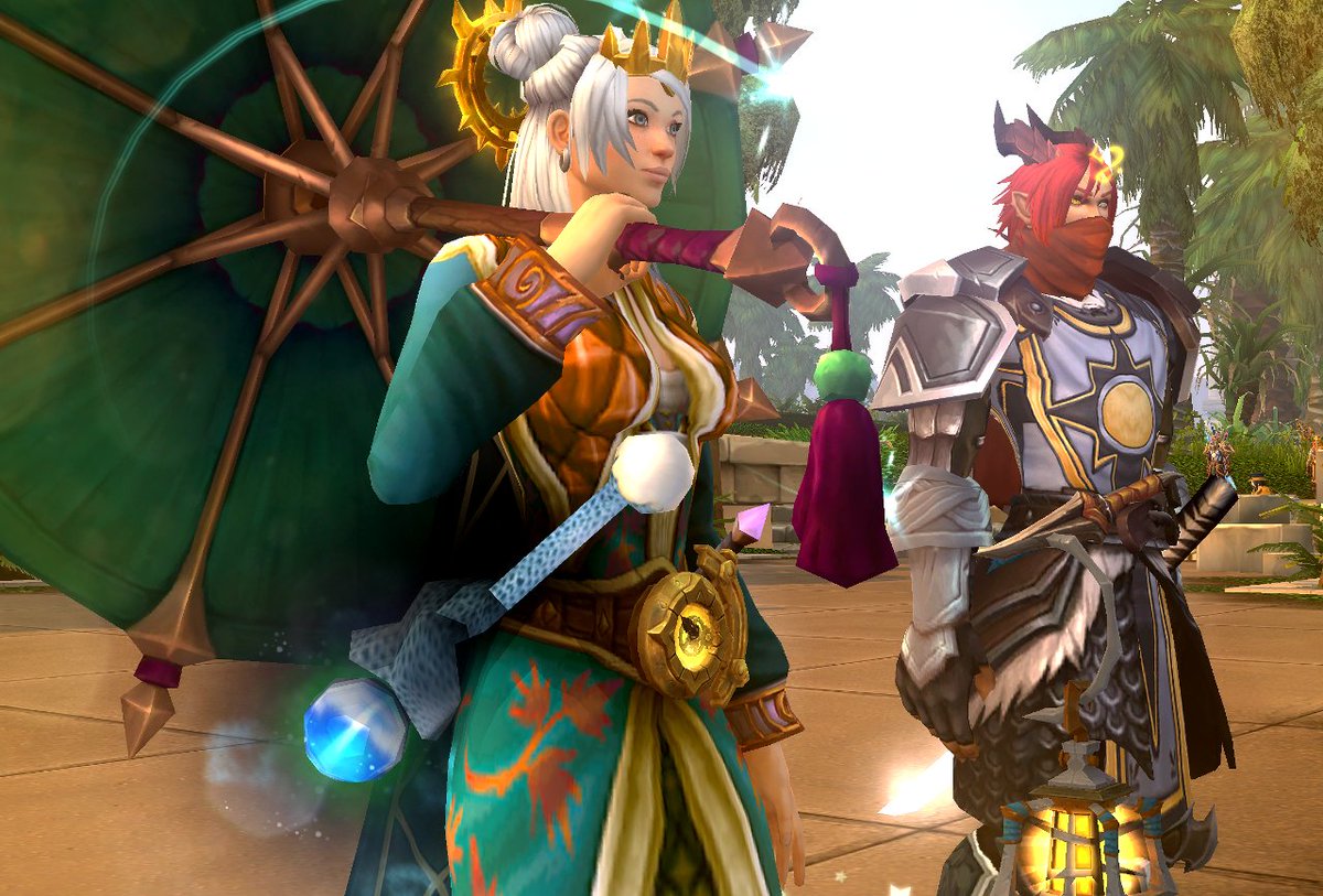 🪩Are you hanging out in Uldum right now? The ceremonies haven't started just yet, but the party certainly has! We have quite a few early birds hanging out ahead of WFC kick off. 🪩
📸: <a href="/MistweaverLily/">🍵𝐿𝒾𝓁𝓎🐉</a>

#wfc24 #warcraft #wowrp