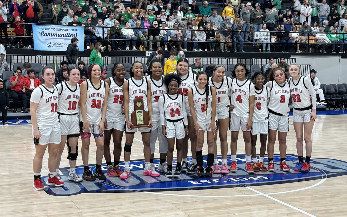 Celebrate, Celebrate, OHS is going to STATE!!!  CONGRATS to Coach Locher &amp; all his Lady Devils!  3rd Region Champs!!! 👹🏀☝🏼
