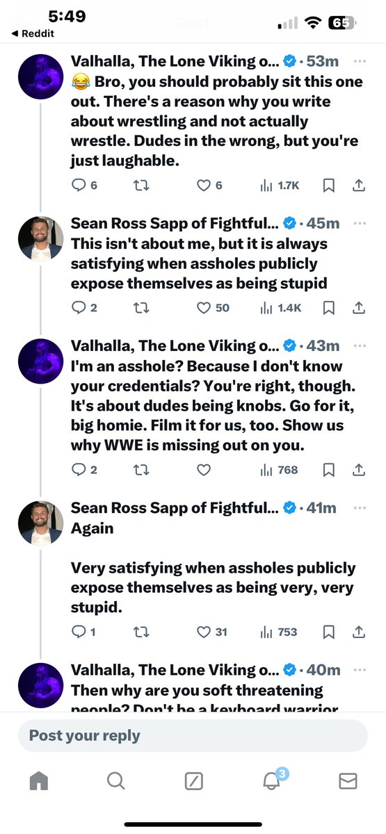 Bharmon104's tweet photo. @SeanRossSapp thank you for giving me such a great laugh today. You da goat lol https://t.co/ApQGr3zmdp