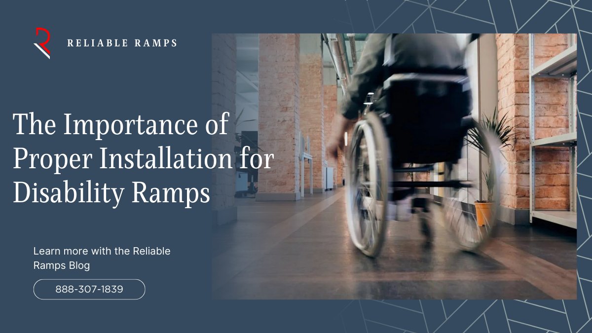 Read our latest blog, 'The Importance of Proper Installation for Disability Ramps,' and learn why installation matters in creating safe and inclusive spaces! ♿️ 

Read now: reliableramps.com/blogs/resource…

 #Accessibility #DisabilityRamps #InclusiveDesign'