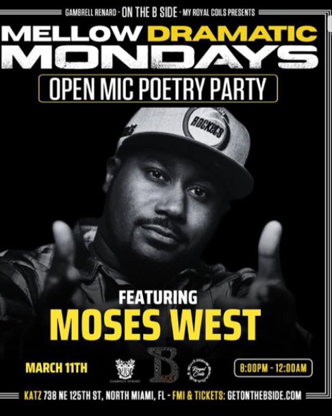 Brothas Only On The Mic This Monday, Men In Free Before 9p and Ladies NO TALKING BACK - 

It’s Man Night But It’s Women’s Month So Come Get This Funk In Your Right

Getonthebside.com