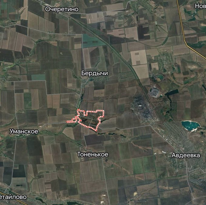 ferozwala's tweet image. #Breaking 
Russia has captured Orlivka – a Russian source.

It is reported that Russian troops captured the village of #Orlivka near #Avdeevka.

#RussiaUkraineWar