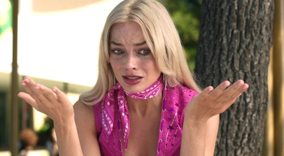 poptime's tweet photo. E no final a mensagem que Barbie passou não valeu de NADA e o filme só foi usado de token pelo #Oscars, fora que deram mais importância pro coadjuvante do filme (Ryan Gosling) que a principal estrela da obra (Margot Robbie). https://t.co/V1w96wIlNT