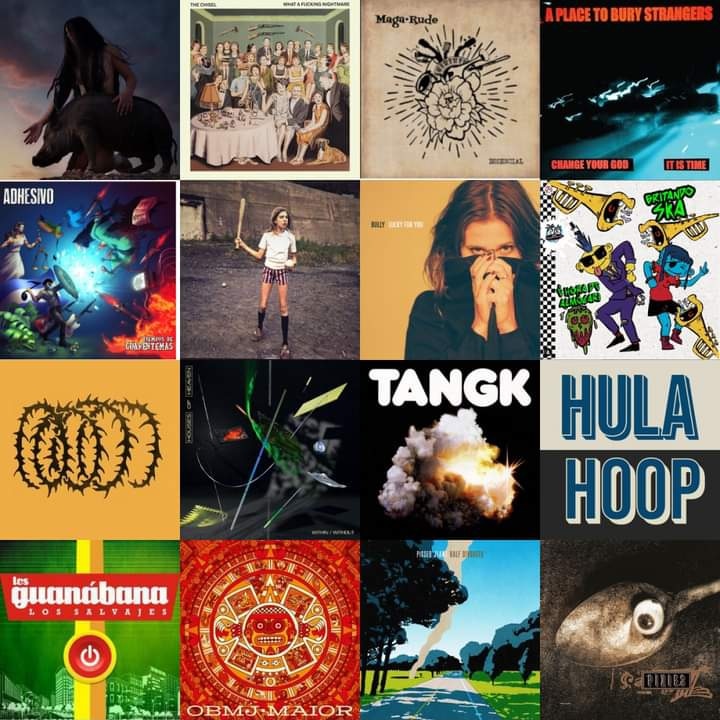 nandosiol's tweet image. Singles/álbuns mais ouvidos na última semana via Last FM

#MannequinnPussy 
#TheChisel
#MagaRude 
#APlaceToBuryStrangers 
#Adhesivo 
#BuffaloTom  
#Bully 
#GritandoSka 
#HotlineTNT 
#HousesOfHeaven 
#Idles 
#LaFamiliaTorelli 
#HotlineTNT
#LosGuanábana 
#OBMJ
#PissedJeans
#Pixies