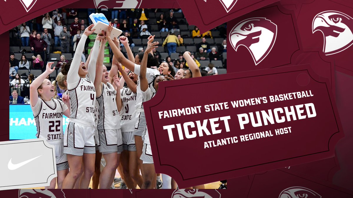 WBB: We are going dancing! The Falcons are back in the NCAA Tournament as the 2nd Seed in the Atlantic Regional as it will host West Chester on Friday! Details coming soon! #SoarFalcons