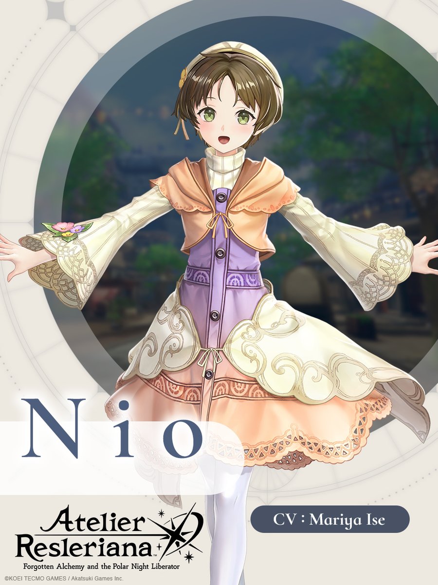 [Resleriana Character Introduction💫] Nio (CV: Mariya Ise) An apprentice ...