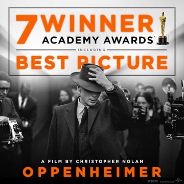 My favourite film #Oppenheimer dominates at the #Oscars, winning 7 prestigious awards: Best Picture, Best Director, Best Actor, Best Supporting Actor, Best Film Editing, Best Cinematography, and Best Original Score! 🏆🎬 Big Congratulations to the team.🙌 🙏 #Oppenheimer
