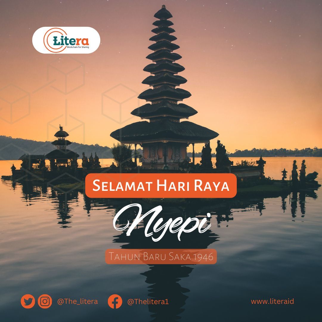 the_litera's tweet photo. Selamat Hari Raya Nyepi untuk semua yang merayakannya! Semoga hari yang penuh kedamaian ini membawa kebahagiaan dan ketenangan bagi kita semua. Mari kita manfaatkan momen ini untuk introspeksi diri  dengan pikiran yang jernih dan hati yang damai. 🕊️ #HariRayaNyepi #Kedamaian https://t.co/vGON0wHxnb