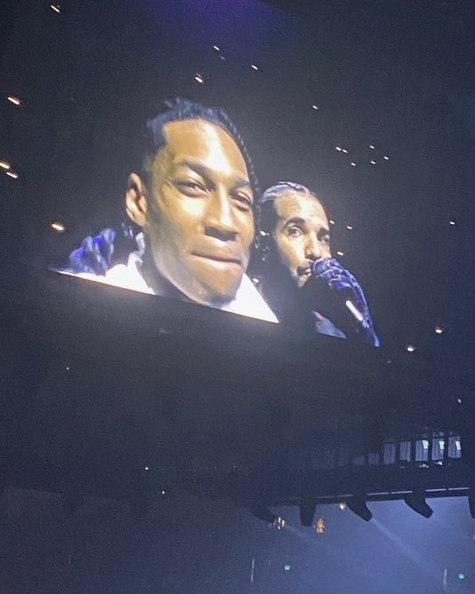 DRAKE BROUGHT OUT ROB DILLINGHAM 🔥 (via @UKBlueChips)